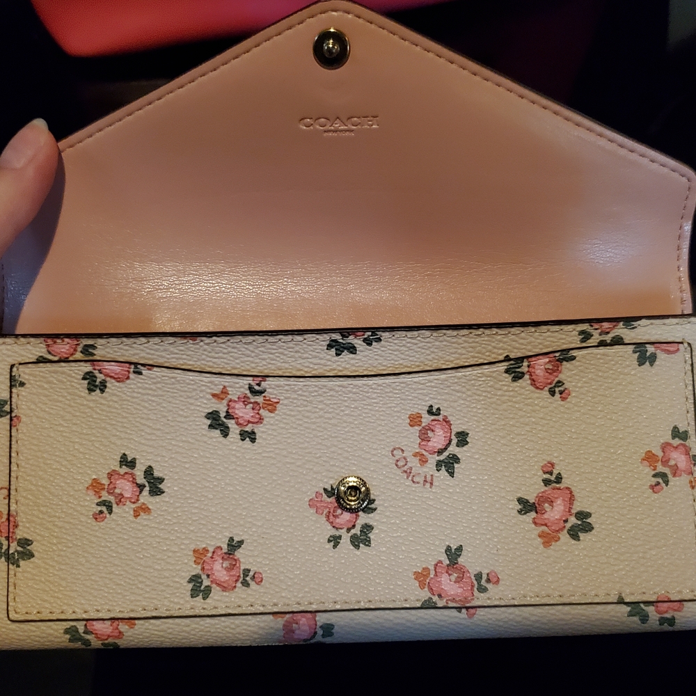 Bright Pink Coach Leather Bag And Wallet Set - Picture 10 of 16